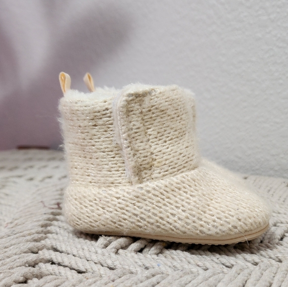 Baby girl ankle boots beige - Picture 4 of 4